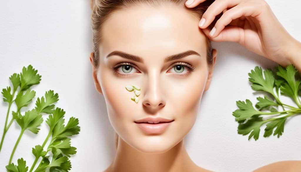 coriander oil benefits for skin