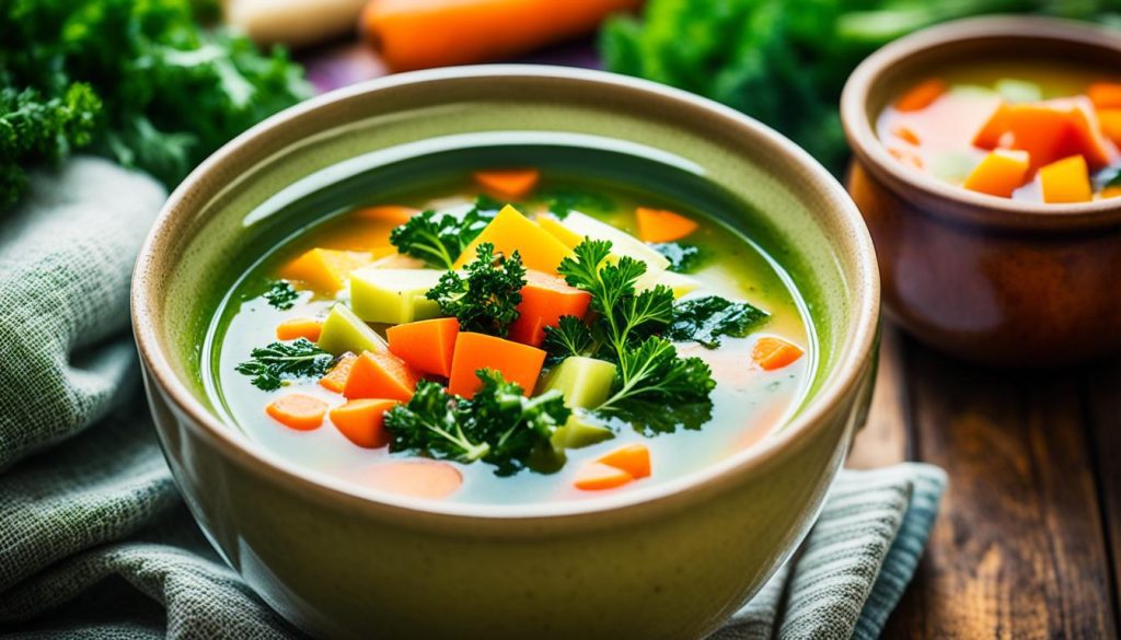 vegetarian soup for a cold